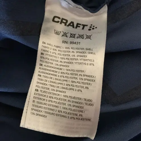 Craft Cycling Full Zip Vent Air Wind Jacket Women’s Sz M Turquoise Blue *flaws Size M