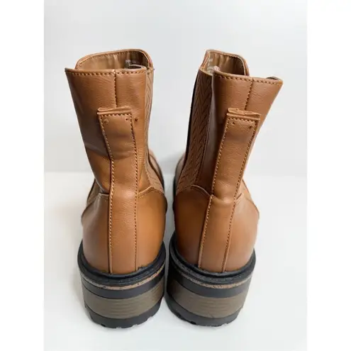 Journee Collection Journee Collection Chelsea Boots Size 12 Brown Block Heel Pull On Style