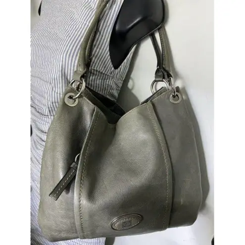 Giani Bernini Msrp Olive Green Leather Shoulder Bag