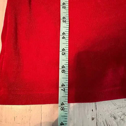 SER.O.YA Eden Cut Out Midi Dress Size Medium Red