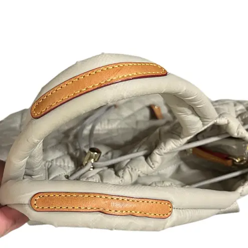 MZ Wallace Metro Convertible Quilted Nylon Water Resistant Grey Backpack Women’s