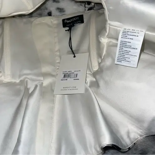 Bardot Peplum Bustier Top