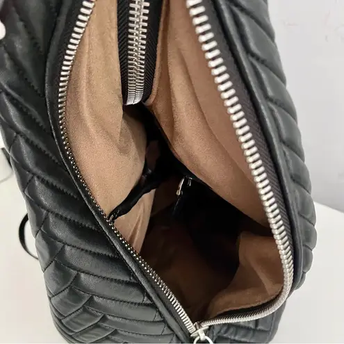 Mackage Black Quilted Leather ‘Dara’ Oversized Moto Hobo Bag