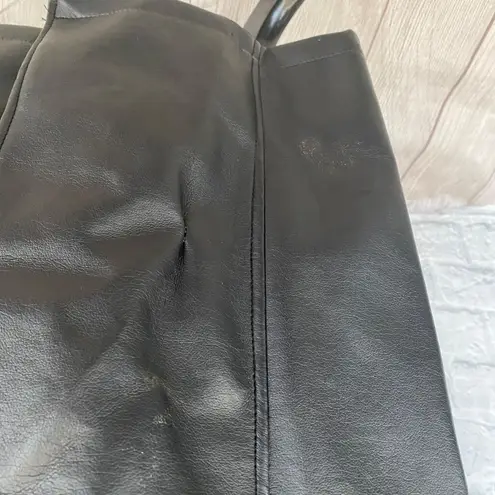 Rave 4 Real vintage women L shiny polyurethane trench coat Black Size L