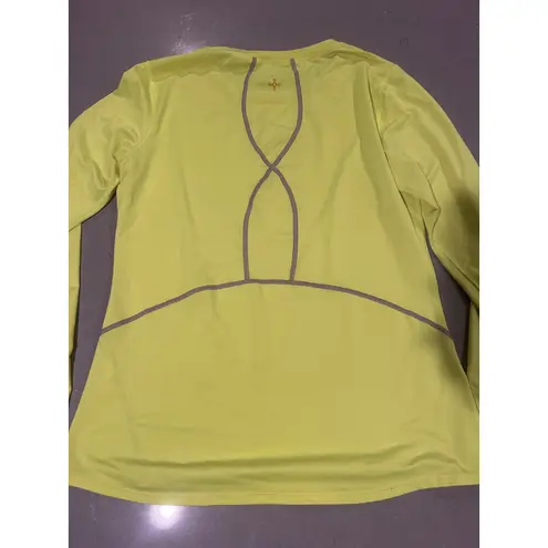 Tommie Copper Long Sleeve Athletic Shirt Yellow Cool Copper Fabric Size L Size L