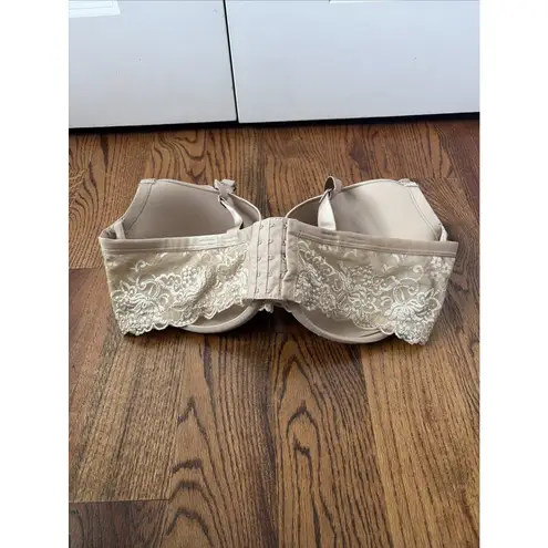 Cacique 44DDD Satin Smooth Demi Underwire Convertible Bra