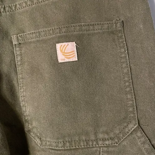 TNA Greenwich Pant High Waisted Relaxed Twill Carpenter Pants Gd Fatigue Size 2