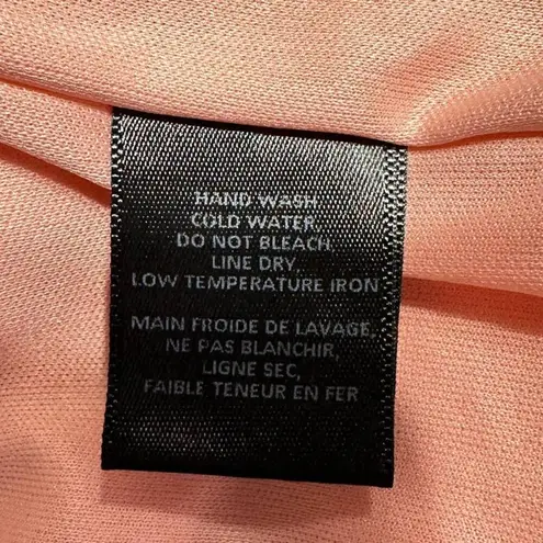 Fraiche by J Pink Off Shoulder Tulip Hem Knee Length Dress Women's Size Med NWOT