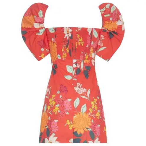 Cara Cara Kelly Dress Punch Floral Spice NWOT – Size Medium Red