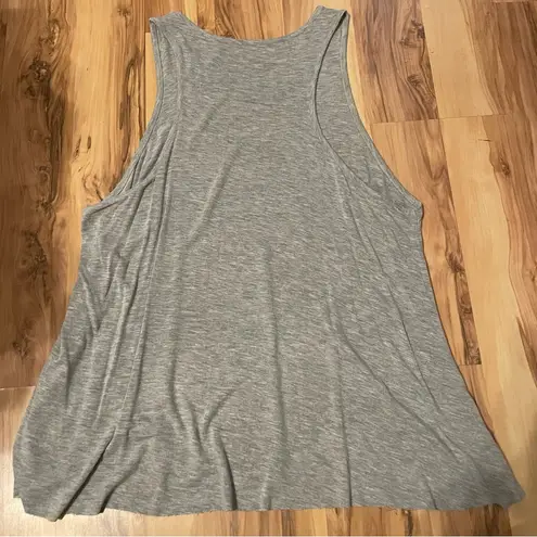 Western retro flowy tank top Gray