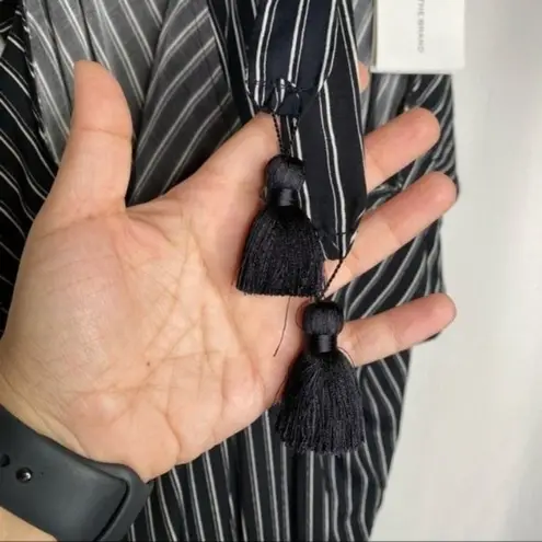 Faithfull the Brand NWT NWT Manarola Dress in Black White Stripe