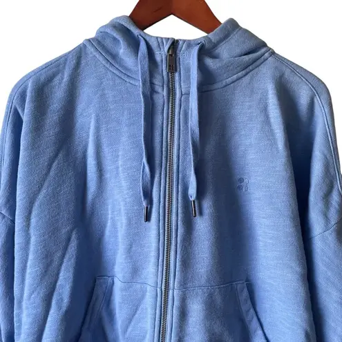 Sweaty Betty  Coastal Blue Essentials Zip Through Hoodie Size XL