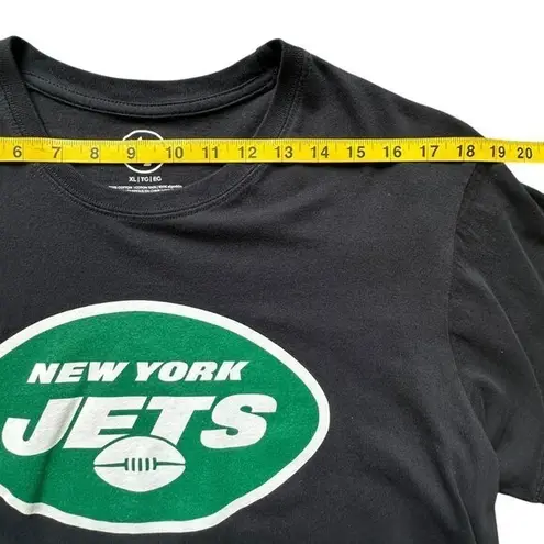 '47 Brand New York Jets Tshirt XL Black Green Graphic Crew Neck Short Sleeve