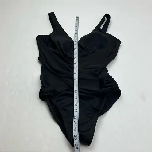 MiracleSuit Crossover With Mesh One Piece Swimsuit Womens SZ 10 Swim Black NWOT - Image 11