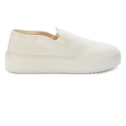 Greats Brand The Wooster Slip On Platform Leather Sneaker Size 8.5 New in Box White