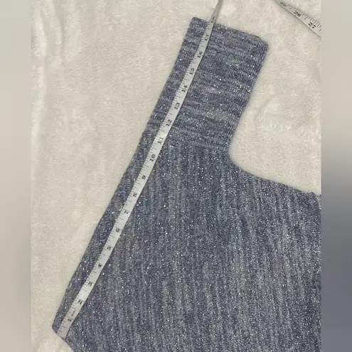 White House | Black Market  Sweater Blue with Silver Flecks Size Small