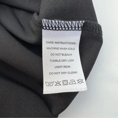 Made With Love Black Midi Dress NWT Medium Ruffle Sleeve V