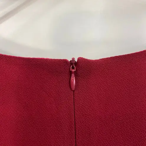 Vintage Belongsci dark red ruffle bell sleeve v