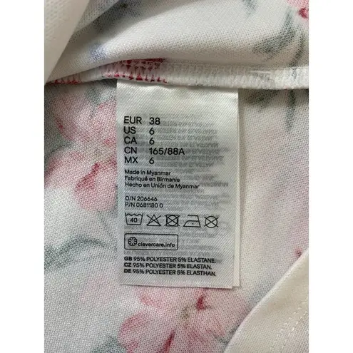 H&M Divided  Women's White Floral Dress