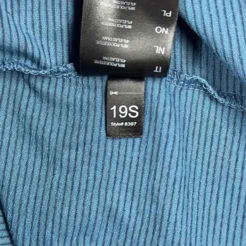 Kuhl Shirt Womens Medium Heather Blue Aspira Hooded Top Hiking Outdoors Heritage