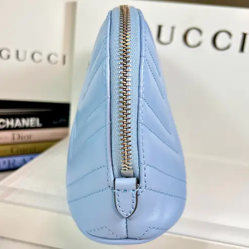 Gucci GG Marmont Large Baby Blue Cosmetics Case