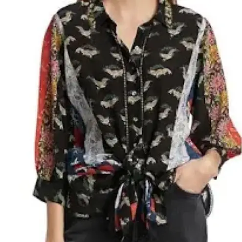 Johnny Was silk “Splendid Sednea Tunic” NWT