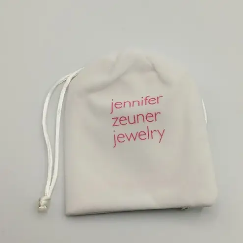 Jennifer Zeuner Jewelry Emerson Love Lariat Necklace CZ Crystal Silver New