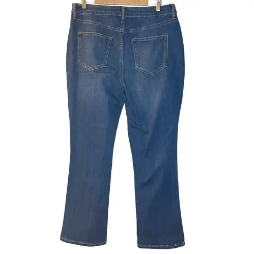 Sonoma  Curvy Bootcut Fit Jeans Women's Plus Size‎ 16 Denim Cotton Medium Wash