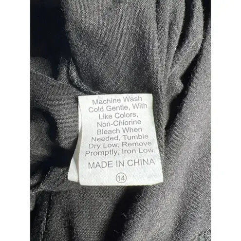 Emery Rose Colorblock Long Sleeve Top Sparkle sliver On Green Size 4XL