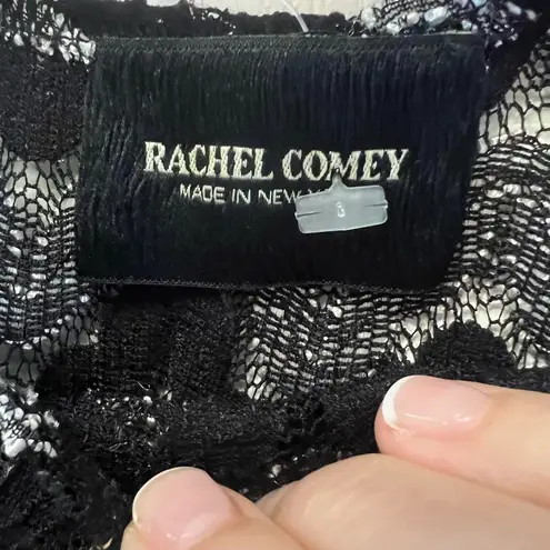 Rachel Comey New bateau metallic zig zag top size 4