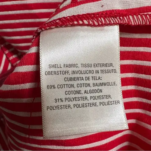 Maeve Anthropologie Cantuna Red Peplum Sleeveless Cotton Top Size US 4 OB478633.