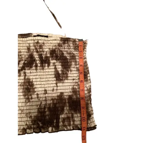 Publik Tie Dye Halter Crop Top Stretch Sexy Beach Coastal Tan