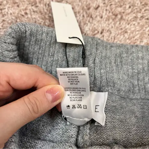 MABLE Sweater Wide Leg Lounge Pants Gray