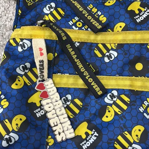 Harajuku Lovers  Blue and Yellow Bumblebee Shoulder Bag Y2K Gwen Stefani