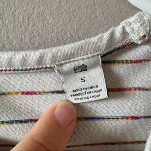 Scotch & Soda Women’s Maison Scotch Striped Cropped Shirt Top Size Small