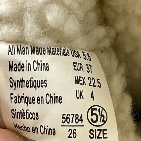 Airwalk Quilted Teagan Fur Lined Boots Womens Size 5.5 Cognac Brown Midcalf Warm