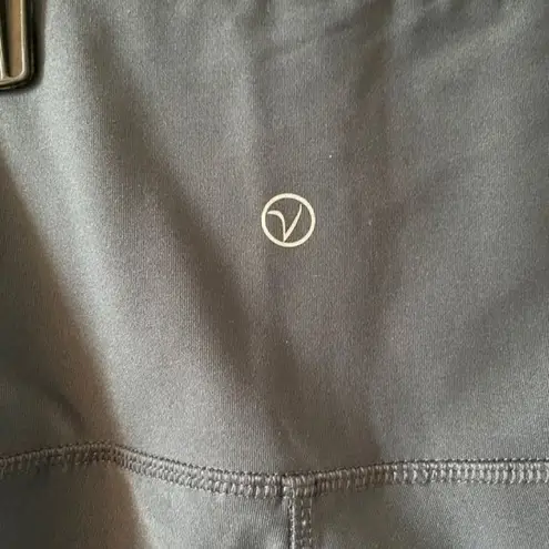 vogo athletica Gray Mesh Cropped Leggings