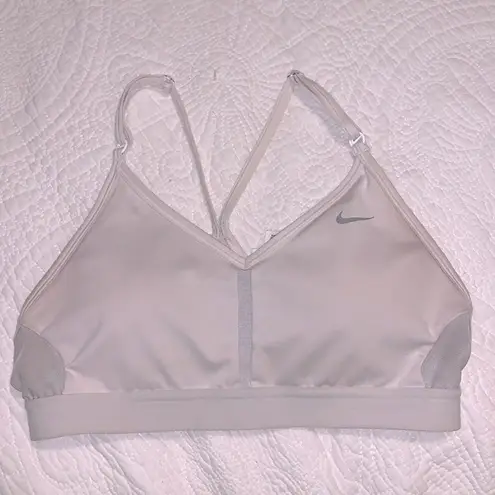 Nike White  Sports Bra