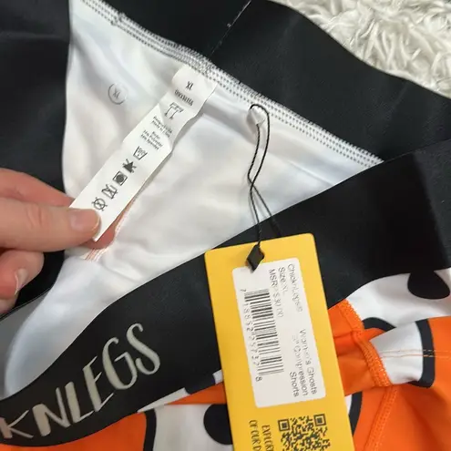 ChicknLegs Orange Ghost Compression Shorts, 3 Inches, Sz XL, NWT