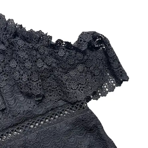 Amur Valentina Black Midi Dress 2