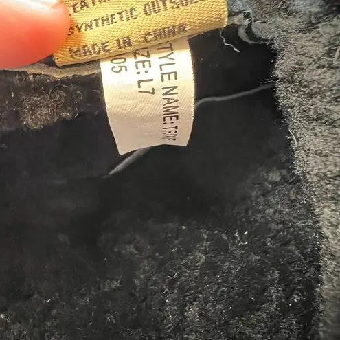 R.J.'s Fuzzies Black Suede Trixie Boots Size Women's 7