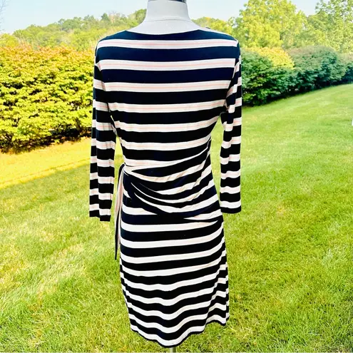 Larry Levine Striped Sheath Dress