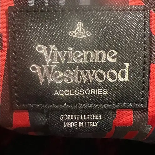 Vivienne Westwood Black Leather Tote - storage damage, needs edge coat