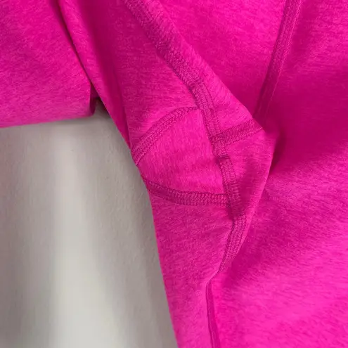 Beyond Yoga Spacedye Caught in the Midi Vivid Pink Heather Leggings Size 2X