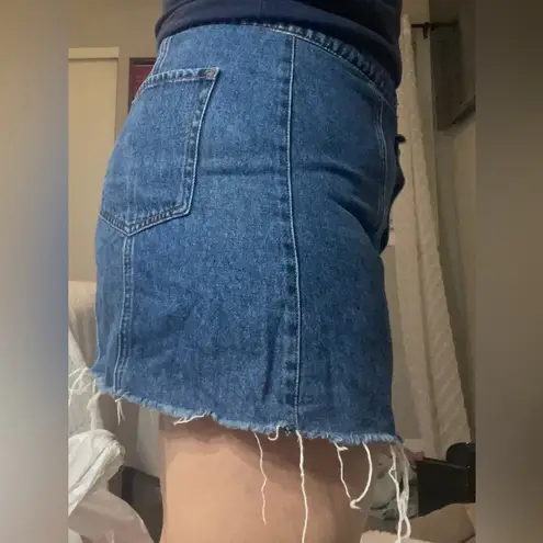 Aeropostale Button Up Denim Skirt