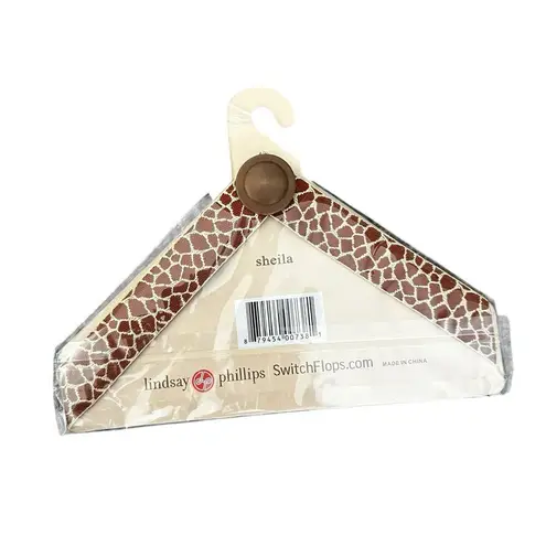 LOT of 4 L Switch Flops Lindsay Phillips Straps Size LARGE 9 10 11 NEW