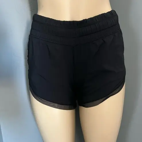 Lululemon -  mesh trimmed shorts no mesh liner!