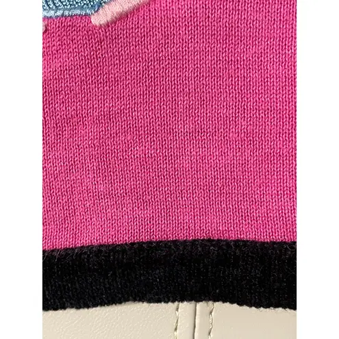 Jack B Quick 90s Pink Perfume Knit Cardigan size Medium