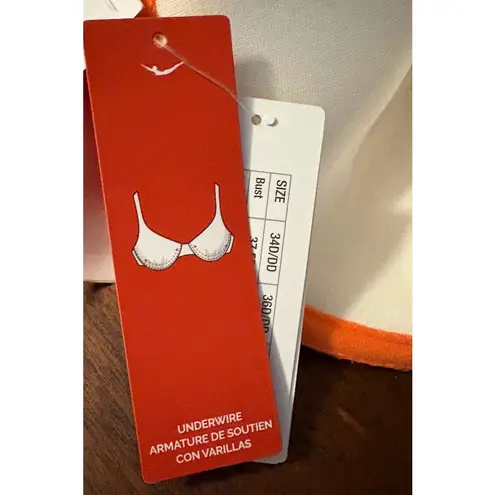 Jantzen Coral Underwire Bikini Top - Size 34DD - New