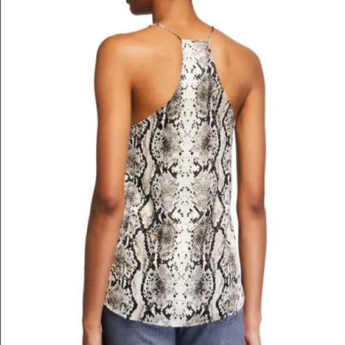Cami NYC The Racer Charmeuse Snake Tank Top Silk XS